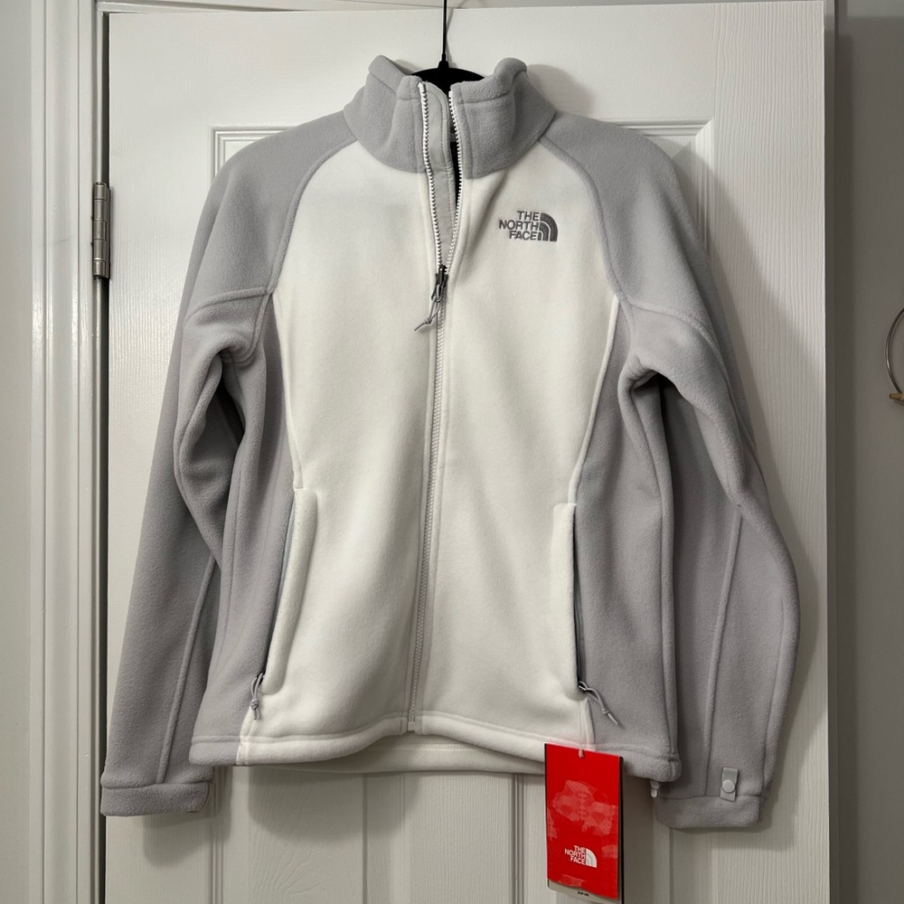 The North Face Khumbu Jacket in White/Lunar